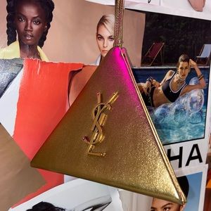 Nwt Ysl Triangle bag